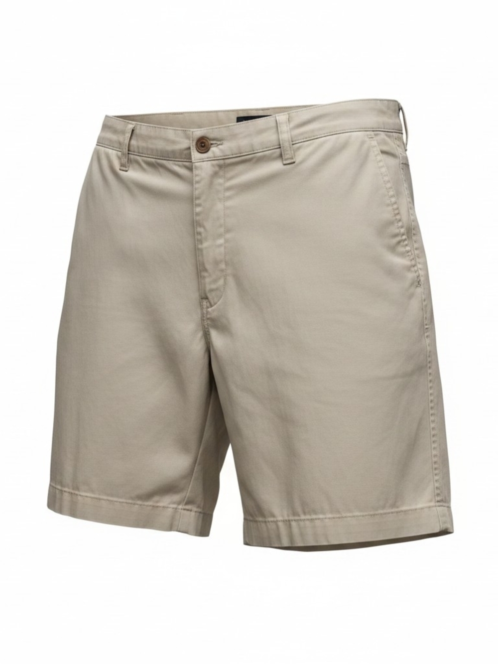 Dockers Khaki Shorts Mens Size 40 White Cotton Flat Front Casual Chino Shorts